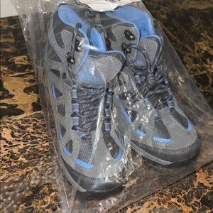 Magellan Outdoors Gray and Blue Athletic Shoes